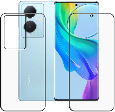 tombik Front and Back Screen Guard for JJ161-vivo Y78+ 5G -FB(Pack of 2)