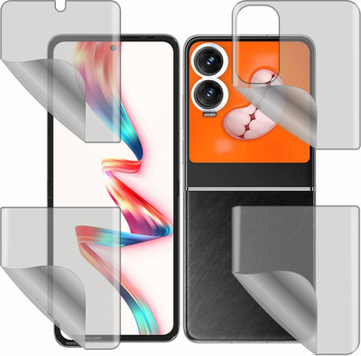 MOBART Front and Back Screen Guard for Infinix Zero Flip 5G(Pack of 1)
