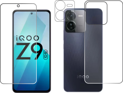 chakoor Front and Back Screen Guard for IQOO Z9 5G(Pack of 3)