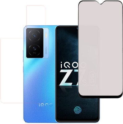 SPRITZEN Front and Back Screen Guard for iQOO Z7s 5G(Pack of 2)