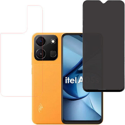 KARTRAY Front and Back Screen Guard for itel A05s(Pack of 2)