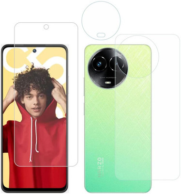 Olonga Front and Back Screen Guard for REALME C67, REALME 11X 5G, REALME NARZO 60X 5G(Pack of 1)