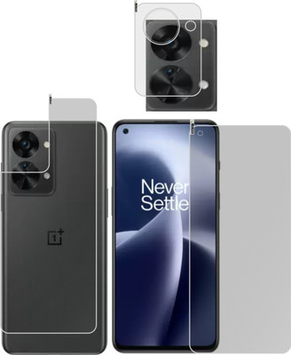 chakoor Front and Back Screen Guard for Oneplus Nord 2T 5g(Pack of 3)