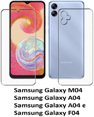 LIKEDESIGN Front and Back Screen Guard for SAMSUNG Galaxy F04, SAMSUNG Galaxy A04, SAMSUNG Galaxy A04E, SAMSUNG Galaxy M04(Pack of 1)