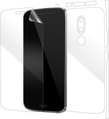 INDIKAN Front and Back Screen Guard for Motorola Moto M(Pack of 1)