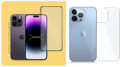 AKSHUD Front and Back Screen Guard for APPLE iPhone 14 PRO MAX(Pack of 2)