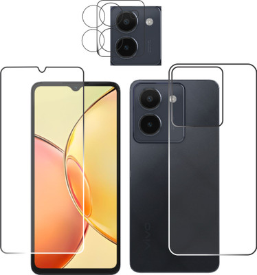 chakoor Front and Back Screen Guard for Vivo y36 5g(Pack of 3)
