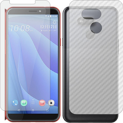 Mobling Front and Back Tempered Glass for HTC DESIRE 12S(Pack of 2)