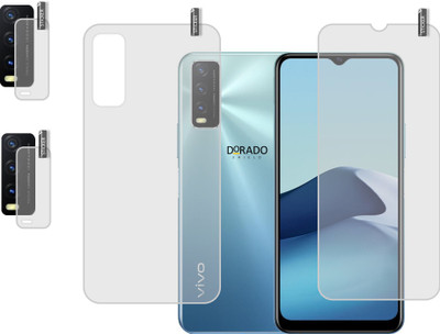 DORADO SHIELD Front and Back Screen Guard for Vivo Y20, Vivo Y20G, Vivo Y20T, Vivo Y20i(Pack of 3)