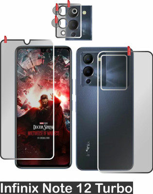 chakoor Front and Back Screen Guard for Infinix Note 12 TURBO(Pack of 3)
