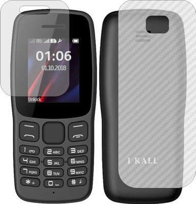 Mobling Front and Back Tempered Glass for IKALL K100(Pack of 2)