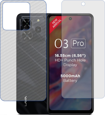 TELTREK Front and Back Screen Guard for Lava Yuva 4(Pack of 2)