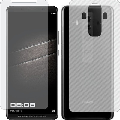 ZINGTEL Front and Back Screen Guard for HUAWEI HONOR MATE 10 PORSCHE DESIGN (Front Matte Finish & Back 3d Carbon Fiber)(Pack of 2)