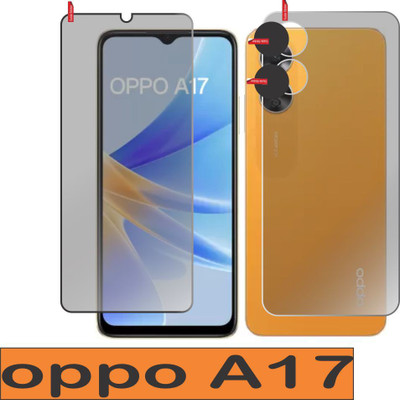 chakoor Front and Back Screen Guard for OPPO A17(Pack of 2)