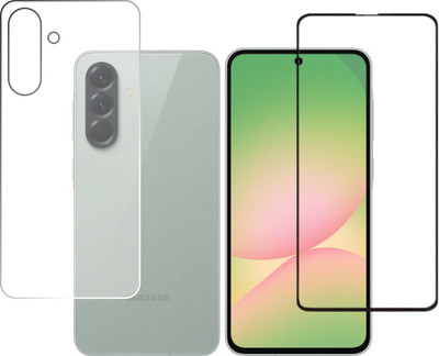 GLAMEECH Front and Back Screen Guard for Samsung A56 5G, A56 5G Samsung Galaxy, Galaxy A56 5G, Samsung Galaxy A56 5G(Pack of 2)