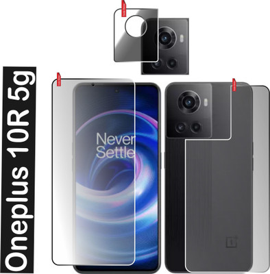 chakoor Front and Back Screen Guard for Oneplus 10R 5g(Pack of 3)