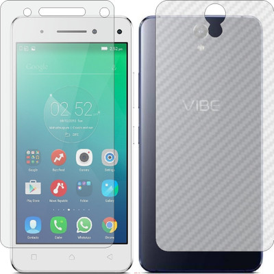 Mobling Front and Back Screen Guard for LENOVO VIBE S1 (Front 9H Hardness Matte & Carbon Fiber Skin for Back)(Pack of 2)