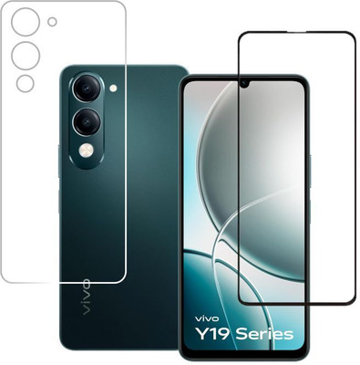 GLAMEECH Front and Back Screen Guard for Vivo Y19e, Vivo Y19e, Vivo Y19e, Vivo Y84 Series(Pack of 2)