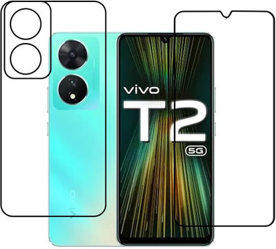 DVTECH Front and Back Screen Guard for Vivo T2 5G Protective Compatible Mobile Screen Protector For (Not a Tempered glass)(Pack of 1)