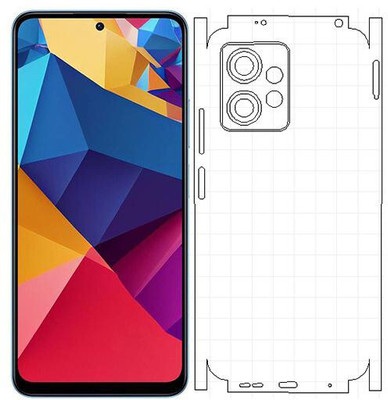 Asmart Front and Back Screen Guard for Xiaomi Redmi Note 12 4G(Pack of 1)