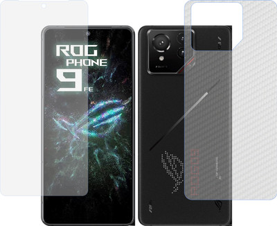 Mobling Front and Back Tempered Glass for Rog Phone 9 FE(Pack of 2)