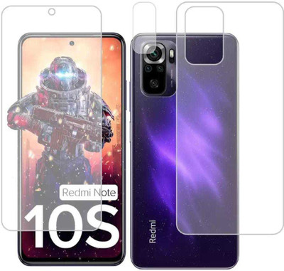 DB Front and Back Tempered Glass for Redmi Note 10S(Pack of 3)