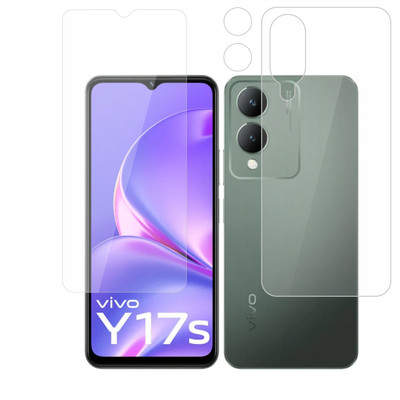 Vatsin Front and Back Tempered Glass for ViVO Y17s(Pack of 3)
