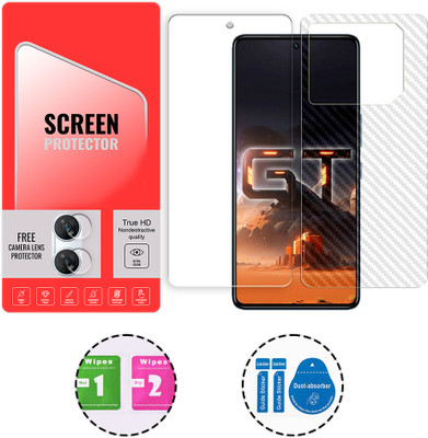 ARBAN Front and Back Tempered Glass for Infinix GT 10 Pro 5G (1 FREE CAMERA LENS) WITH FRONTBACK SCREEN PROTECTOR(Pack of 1)