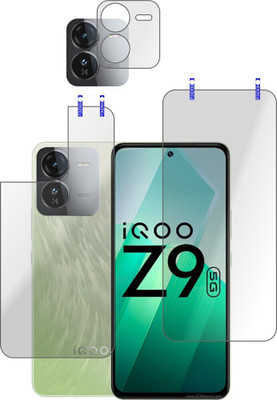 Cinzia Front and Back Tempered Glass for IQOO Z9 5G(Pack of 3)