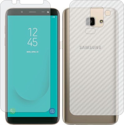 MOBART Front and Back Tempered Glass for Samsung Galaxy J6(Pack of 2)