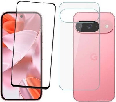 AKSHUD Front and Back Tempered Glass for Google Pixel 9, Pixel 9(Pack of 1)