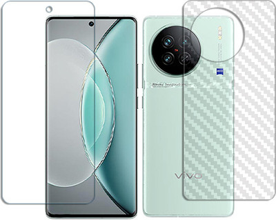 SOMTONE Front and Back Tempered Glass for vivo X90s FRONT BACK(Pack of 1)