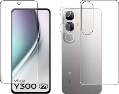 chakoor Front and Back Tempered Glass for vivo Y300 5G(Pack of 3)