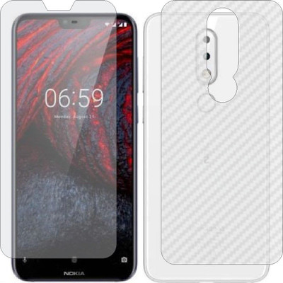 Fasheen Front and Back Tempered Glass for Nokia 6.1 Plus(Pack of 2)