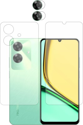 DORADO SHIELD Front and Back Tempered Glass for realme C61 5g(Pack of 3)