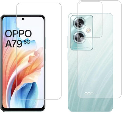 4 YARDS Front and Back Tempered Glass for Oppo A79 5G(Pack of 1)