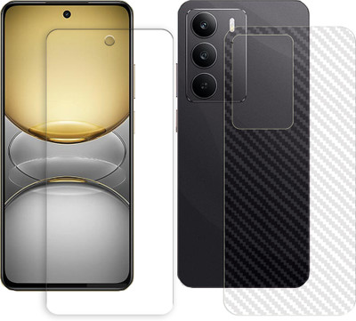 MUTAALI Front and Back Tempered Glass for Realme C75 4G (6.72) FRONT AND BACK SCREEN PROTECTOR(Pack of 1)
