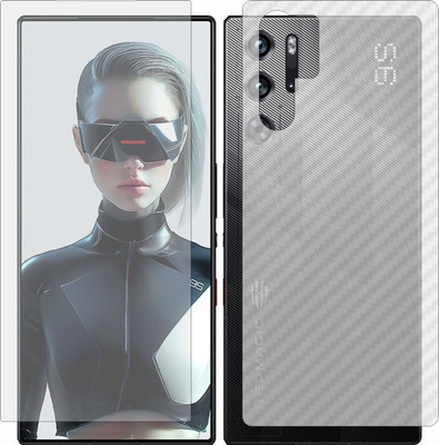 TELTREK Front and Back Screen Guard for ZTE Nubia Red Magic 9S Pro(Pack of 2)