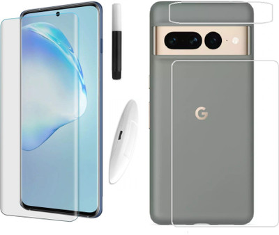 Bai and kaka Front and Back Tempered Glass for Google Pixel 7 Pro(Pack of 2)