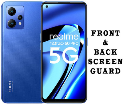 SOLIVAGANT Front and Back Tempered Glass for Realme Narzo50 Pro(Pack of 2)