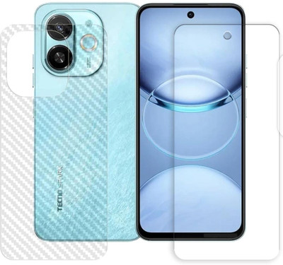 DB Front and Back Tempered Glass for TECNO SPARK 30C 5G FRONT AND BACK TEMPERED GLASS(Pack of 2)