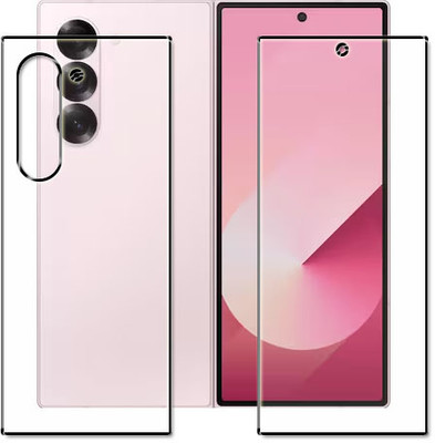 tombik Front and Back Tempered Glass for 41zd-Samsung Galaxy Z Fold6-fb(Pack of 2)