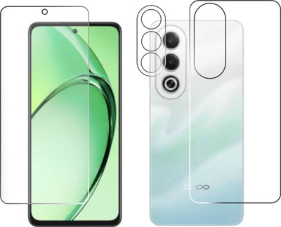 chakoor Front and Back Tempered Glass for oppo k12x 5g(Pack of 3)
