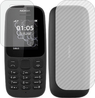MOBART Front and Back Tempered Glass for NOKIA 105 2017(Pack of 2)