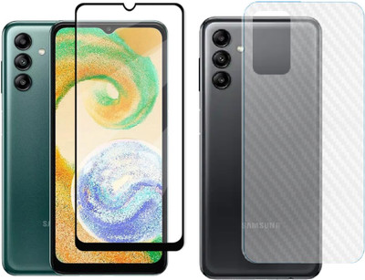 LILLIPUT Front and Back Tempered Glass for Samsung Galaxy A04s(Pack of 2)