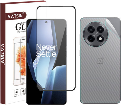 Vatsin Front and Back Tempered Glass for OnePlus 13R(Pack of 2)