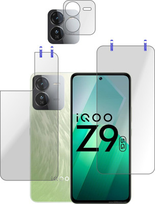 Cinzia Front and Back Tempered Glass for IQOO Z9 5G(Pack of 3)