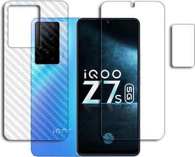 ARBAN Front and Back Tempered Glass for vivo iQOO Z7s FRONTBACK TEMPERED GUARD(Pack of 1)