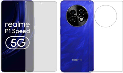 4 YARDS Front and Back Tempered Glass for Realme P1 Speed 5G (Matte Finish)(Pack of 1)