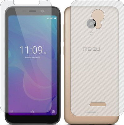 MOBART Front and Back Tempered Glass for MEIZU C9(Pack of 2)